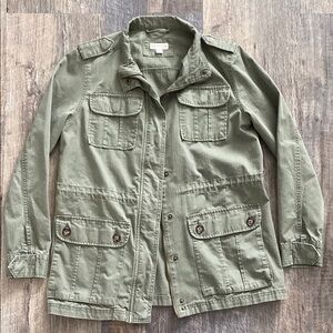 Merona Women’s Olive Green Military Style Jacket